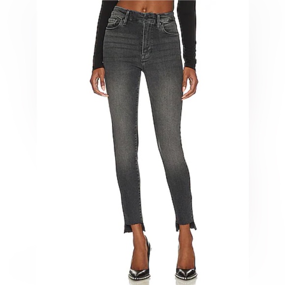 Good American GW213T Black164 Wash Always Fits Good Waist Jeans Sz. 6-12 - Picture 1 of 7